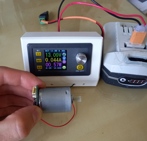 Consommation test du moteur réparé